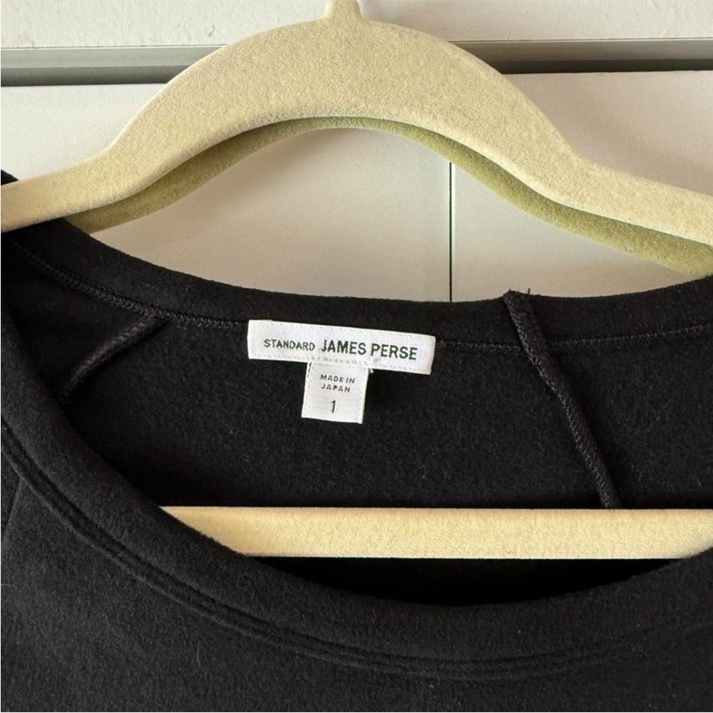 Black Standard James Perse long sleeve dress size small. Softest material